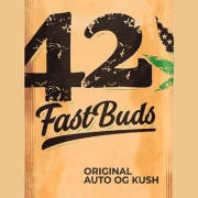 Original Auto OG Kush Cannabisblüte – gewachsen aus Automatic Hanfsamen von FastBuds Seeds