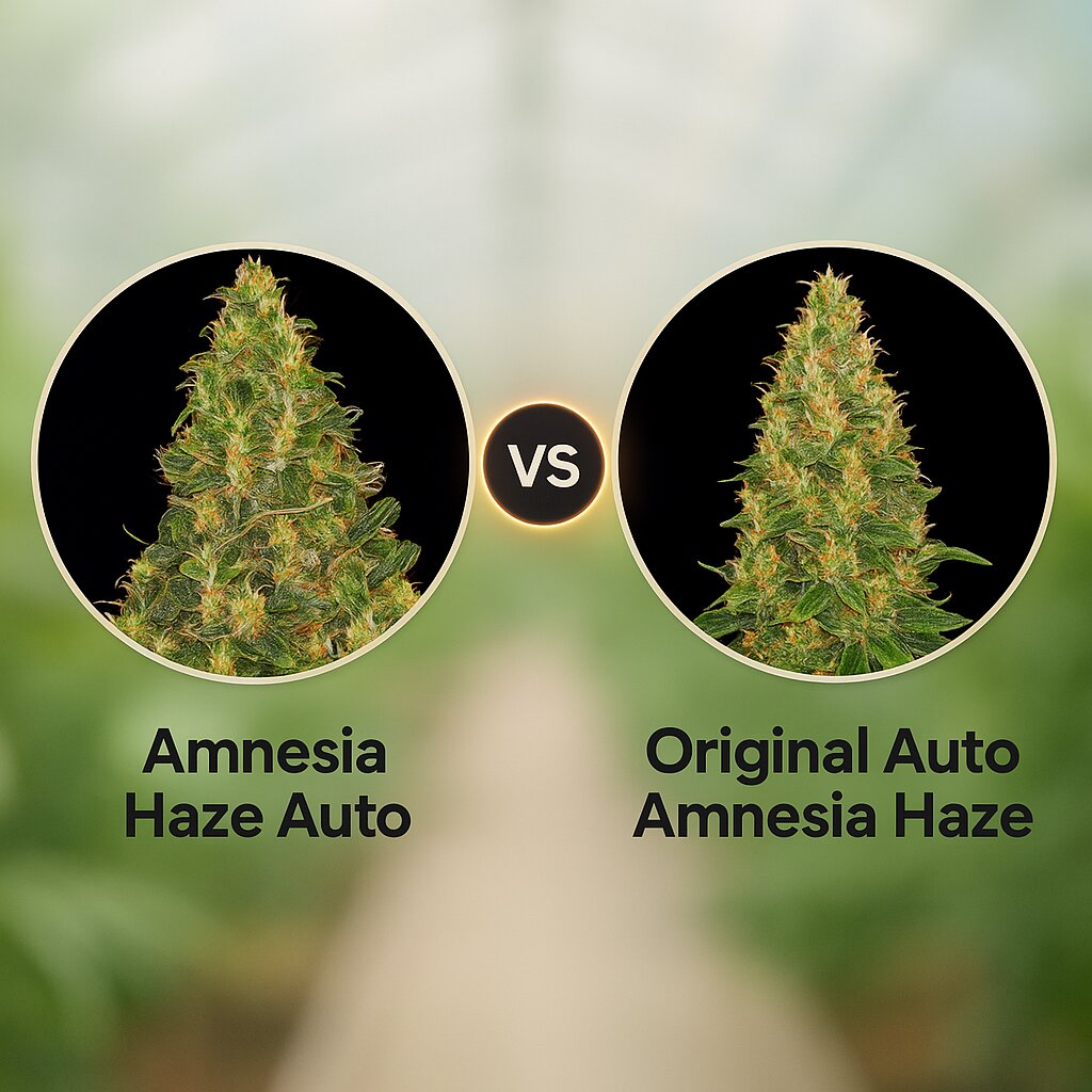 Amnesia Haze Auto (Barneys Farm) vs Original Auto Amnesia Haze (FastBuds) Vergleich von Cannabissamen