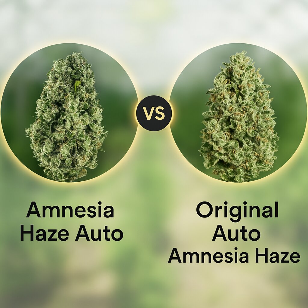 Amnesia Haze Auto (Vision Seeds) vs Original Auto Amnesia Haze (FastBuds) Vergleich von Cannabissamen