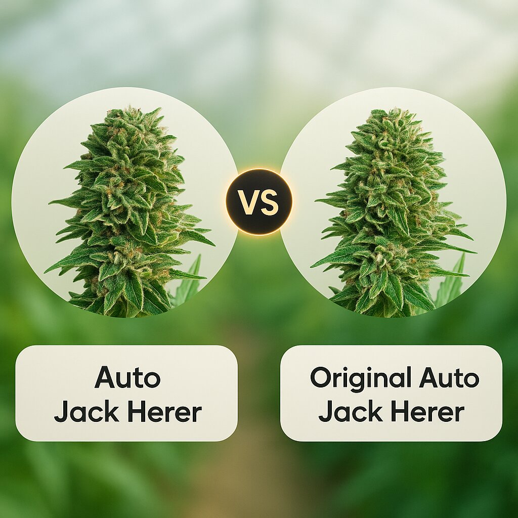 Auto Jack Herer (Advanced Seeds) vs Original Auto Jack Herer (FastBuds) Vergleich von Cannabissamen