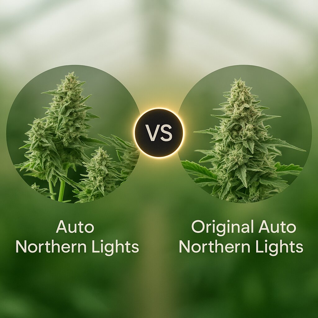 Auto Northern Lights (Pyramid Seeds) vs Original Auto Northern Lights (FastBuds) Vergleich von Cannabissamen