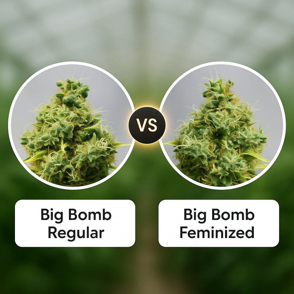 Big Bomb (Bomb Seeds) vs Big Bomb (Bomb Seeds) Vergleich von Hanfsamen