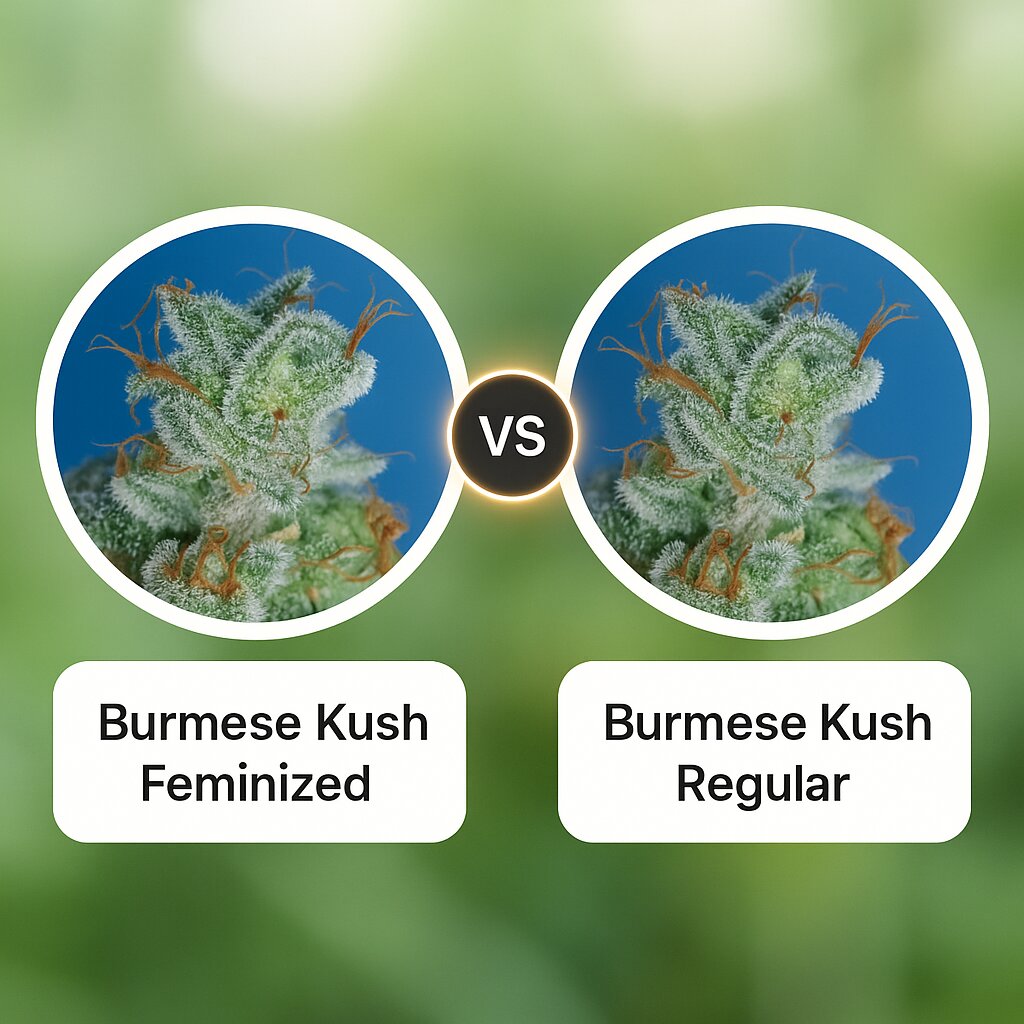 Burmese Kush (TH Seeds) vs Burmese Kush (TH Seeds) Vergleich von Cannabissamen