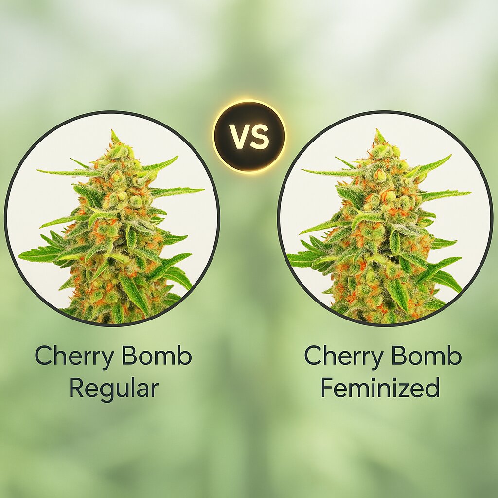 Cherry Bomb (Bomb Seeds) vs Cherry Bomb (Bomb Seeds) Vergleich von Hanfsamen