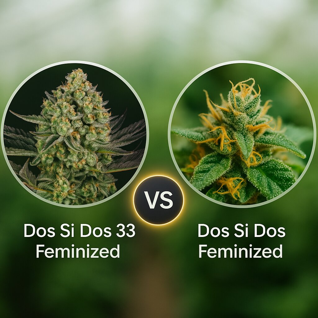 Dos Si Dos 33 (Barneys Farm) vs Dos Si Dos (Tyrol Seeds) Vergleich von Cannabissamen