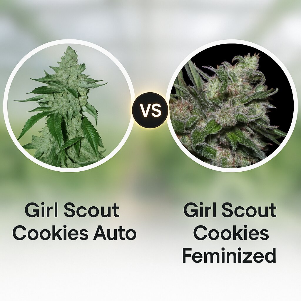 Girl Scout Cookies Auto (Cali Weed) vs Girl Scout Cookies (Bighead Seeds) Cannabis Samen Vergleich