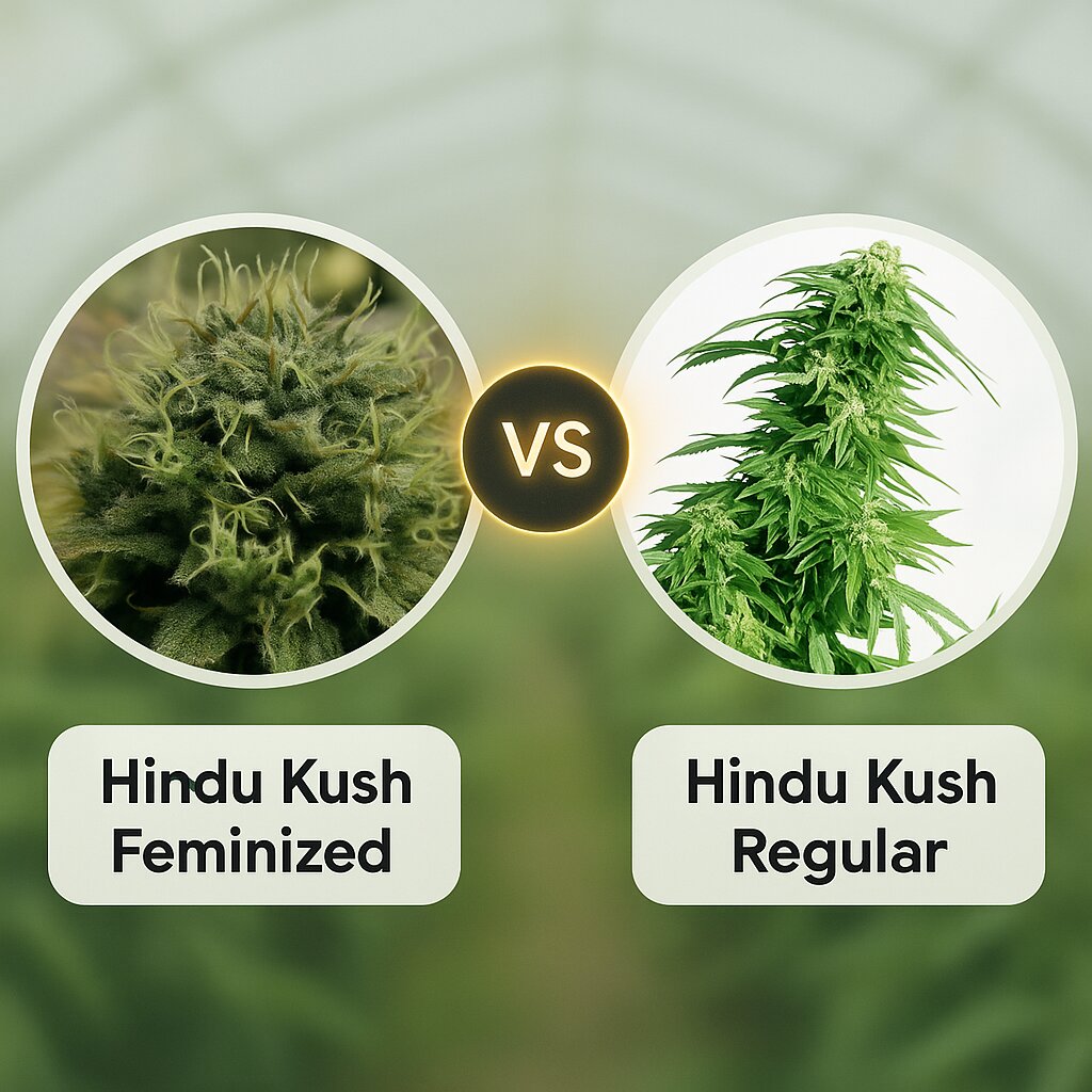 Hindu Kush (Anesia Seeds) vs Hindu Kush (Seedsman) Vergleich von Cannabissamen