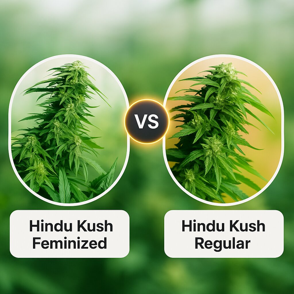 Hindu Kush (Sensi Seeds) vs Hindu Kush (Sensi Seeds) Vergleich von Cannabissamen