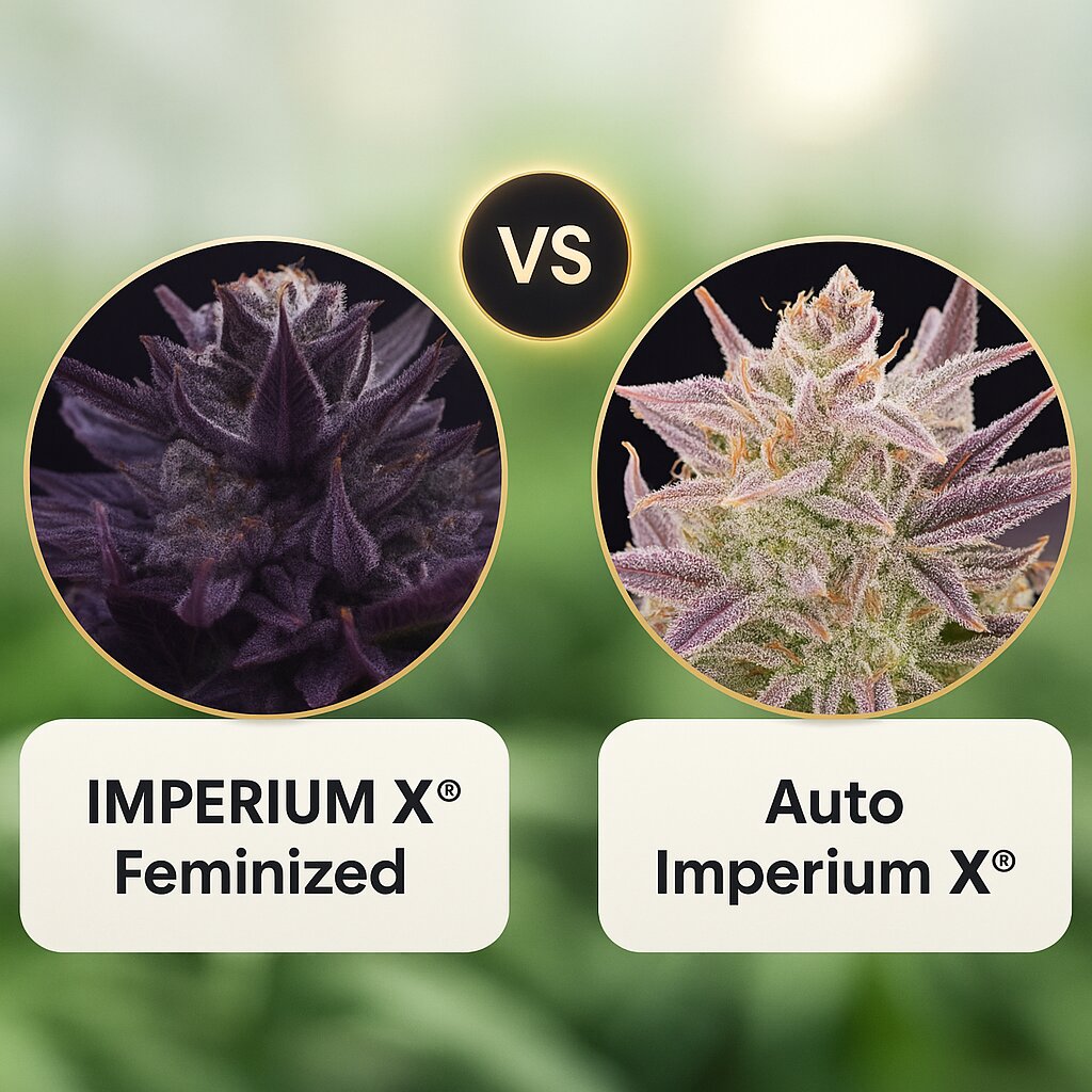 IMPERIUM X® (Anesia Seeds) vs Auto Imperium X® (Anesia Seeds) Vergleich von Cannabissamen