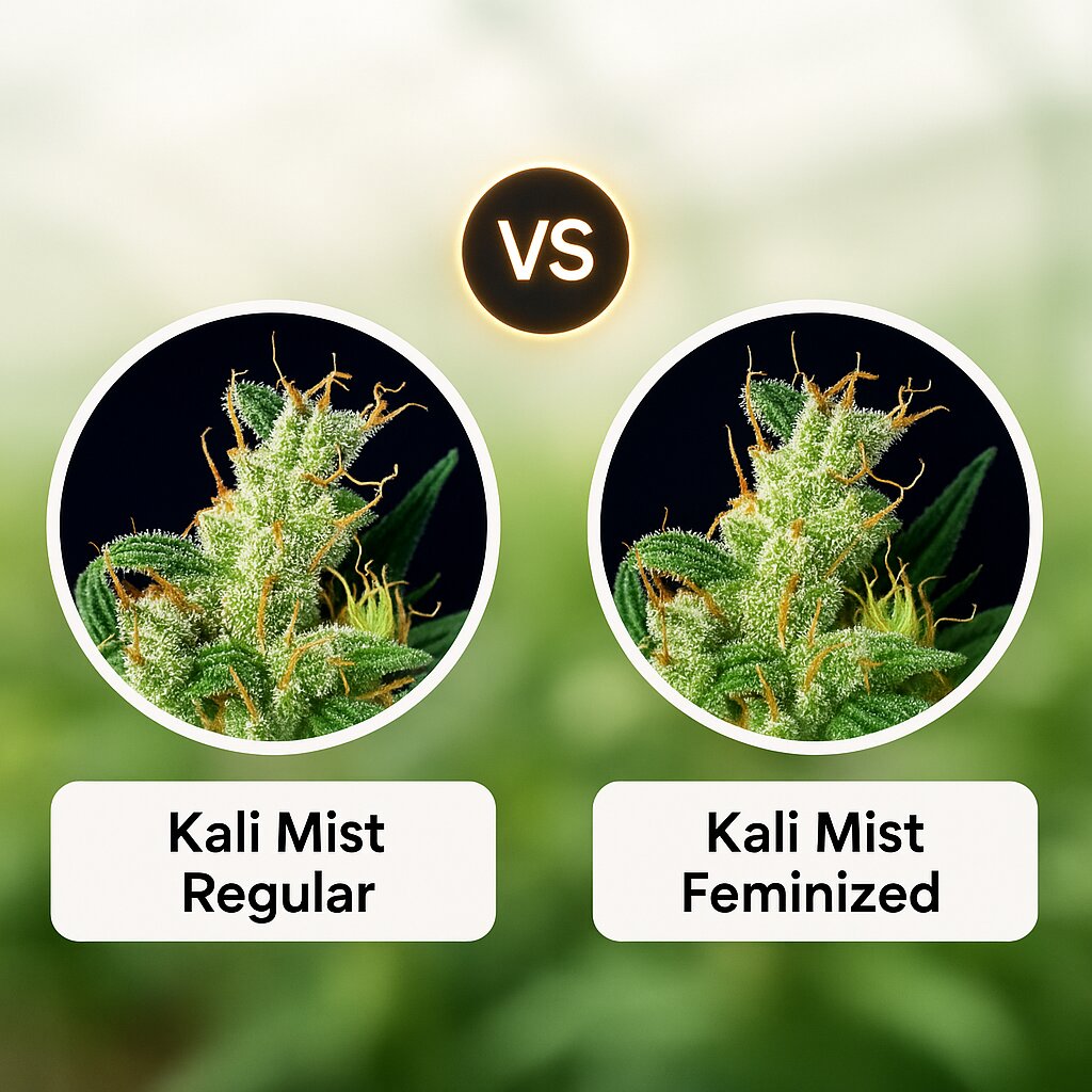 Kali Mist (Serious Seeds) vs Kali Mist (Serious Seeds) Vergleich von Hanfsamen