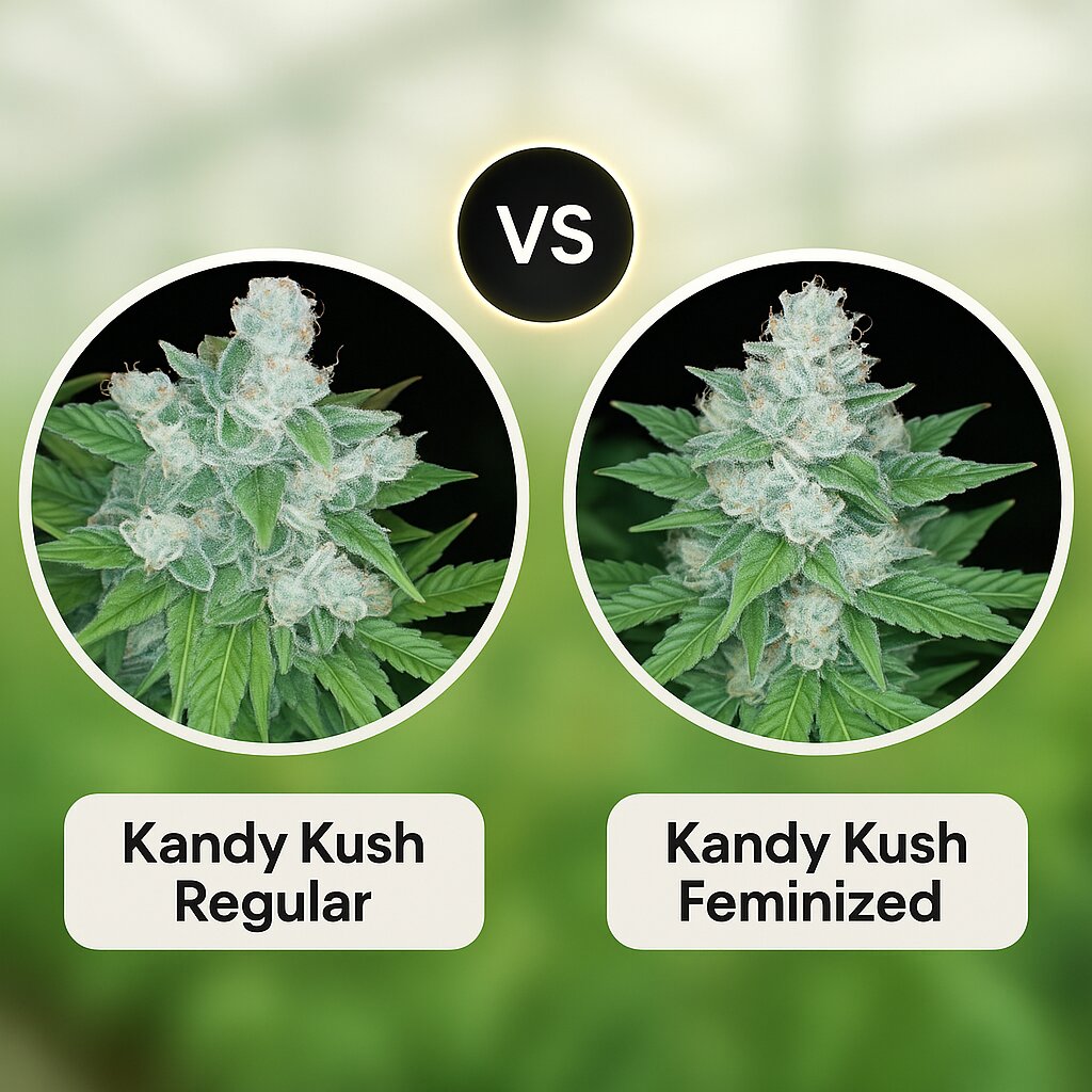 Kandy Kush (Reserva Privada) vs Kandy Kush (Reserva Privada) Vergleich von Cannabissamen