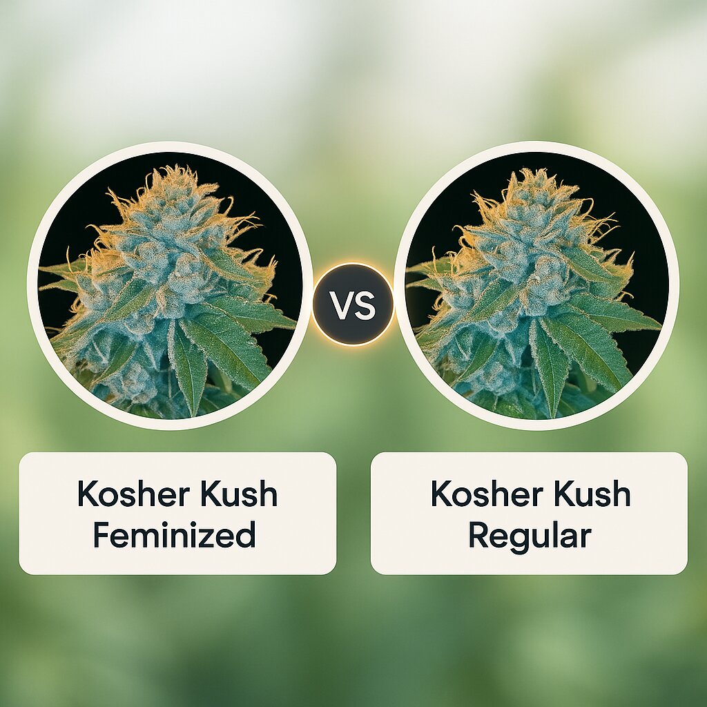 Kosher Kush (Reserva Privada) vs Kosher Kush (Reserva Privada) Cannabis Samen Vergleich