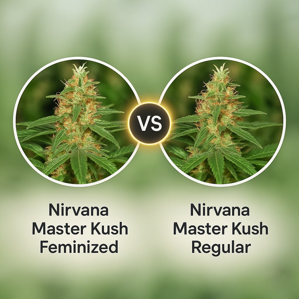Nirvana Master Kush (Nirvana Seeds) vs Nirvana Master Kush (Nirvana Seeds) Cannabissamenvergleich