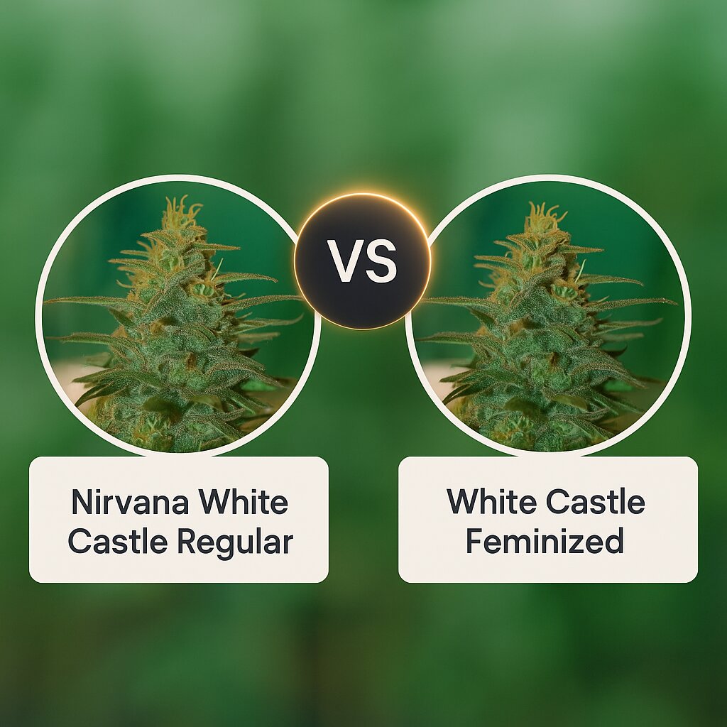 Nirvana White Castle (Nirvana Seeds) vs White Castle (Nirvana Seeds) Vergleich von Hanfsamen