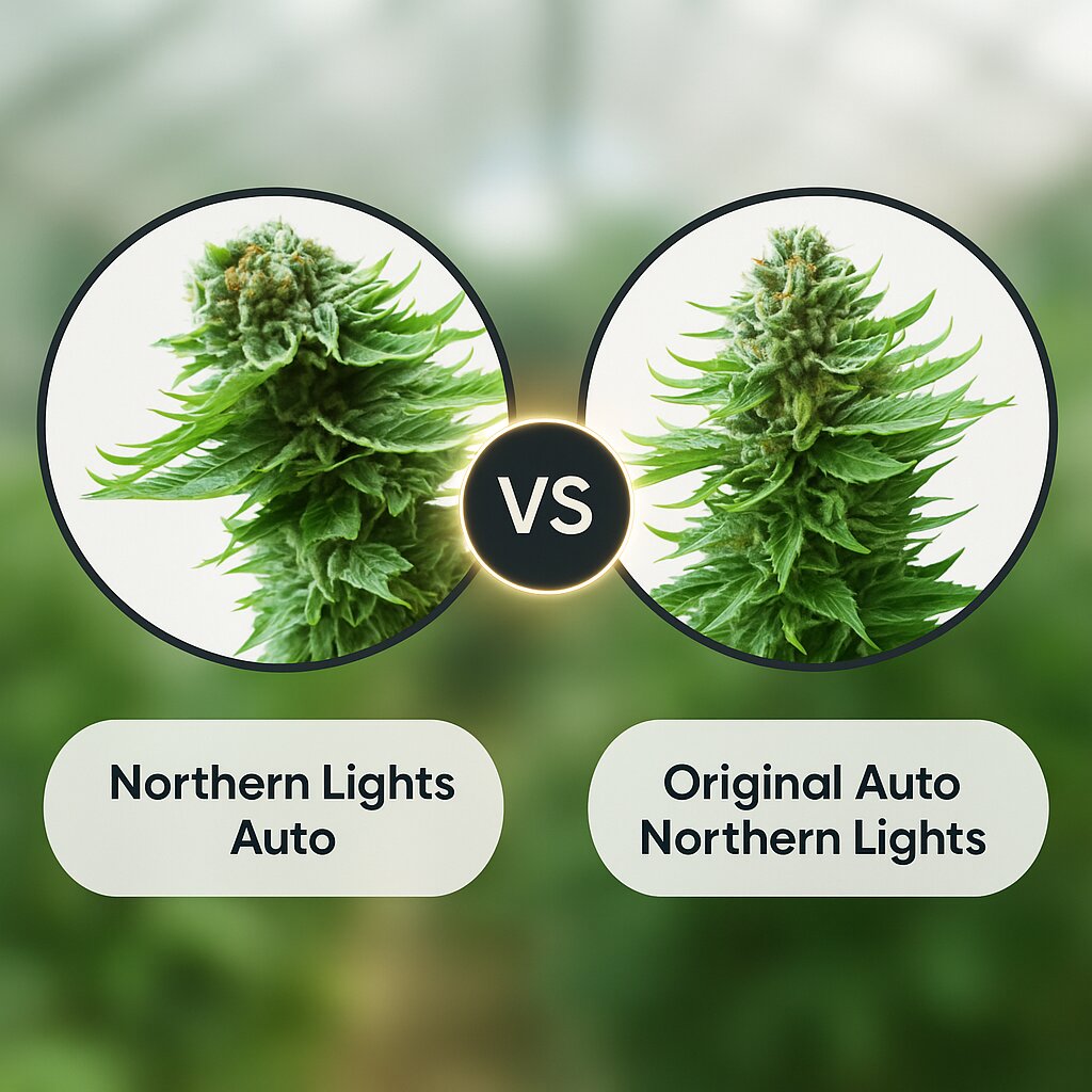 Northern Lights Auto (Sensi Seeds) vs Original Auto Northern Lights (FastBuds) Cannabissamenvergleich
