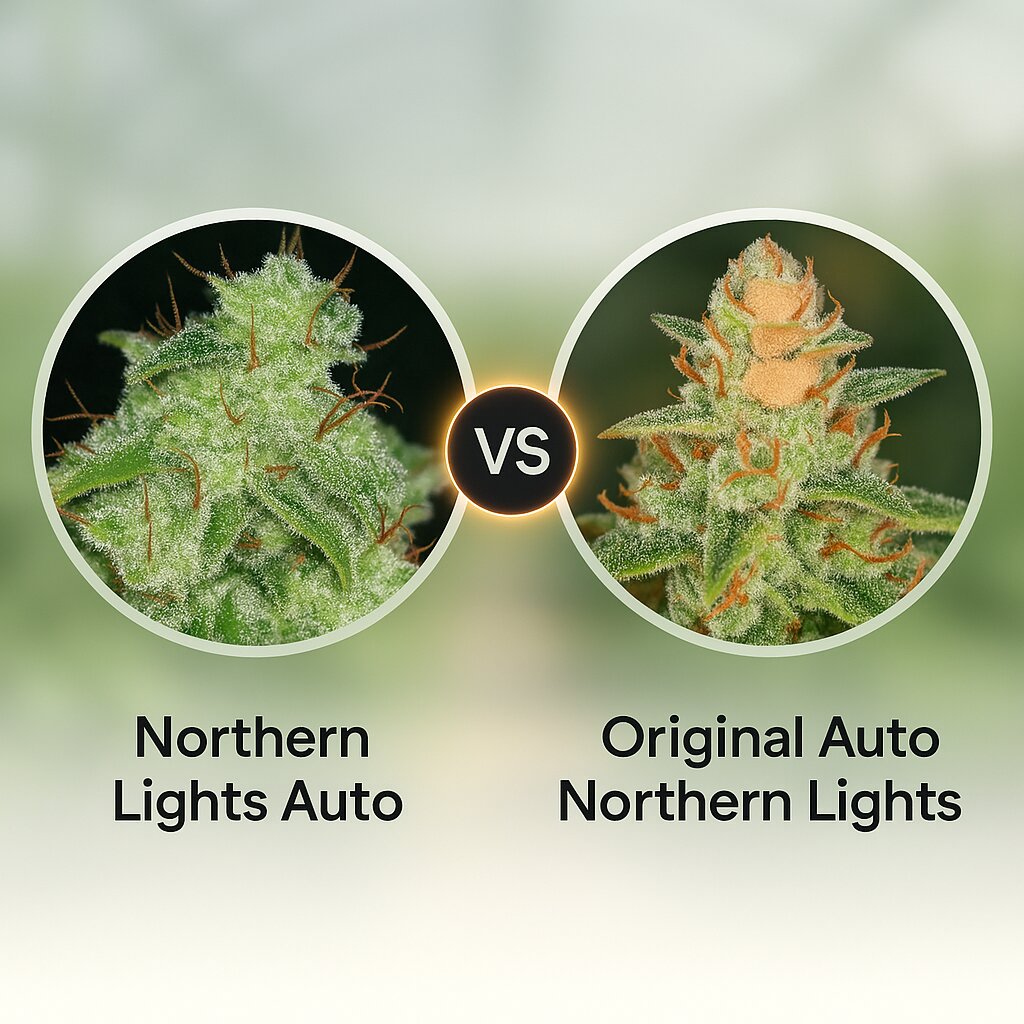 Northern Lights Auto (Vision Seeds) vs Original Auto Northern Lights (FastBuds) Vergleich von Cannabissamen
