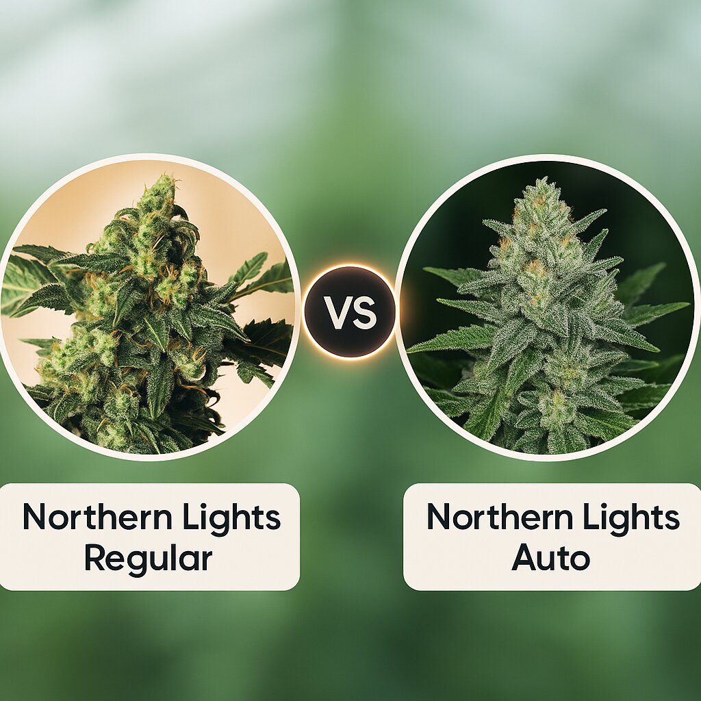 Northern Lights (Sensi Seeds) vs Northern Lights Auto (G13 Labs) Cannabissamen Vergleich