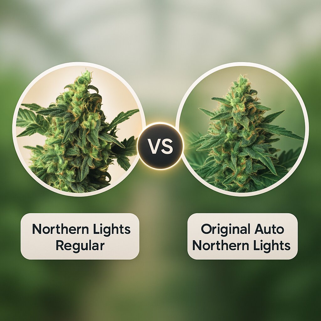 Northern Lights (Sensi Seeds) vs Original Auto Northern Lights (FastBuds) Cannabis Samen Vergleich