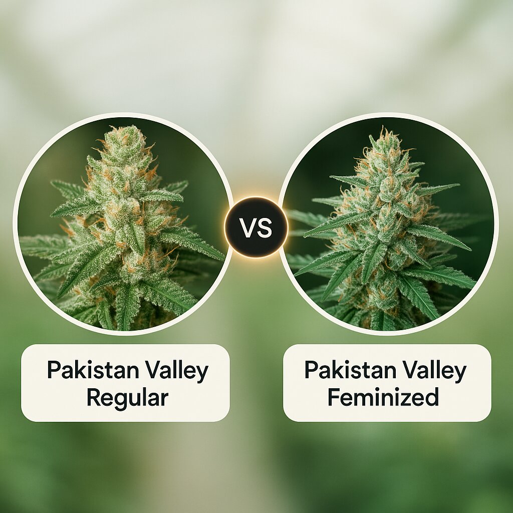 Pakistan Valley (World of Seeds) vs Pakistan Valley (World of Seeds) Vergleich von Hanfsamen