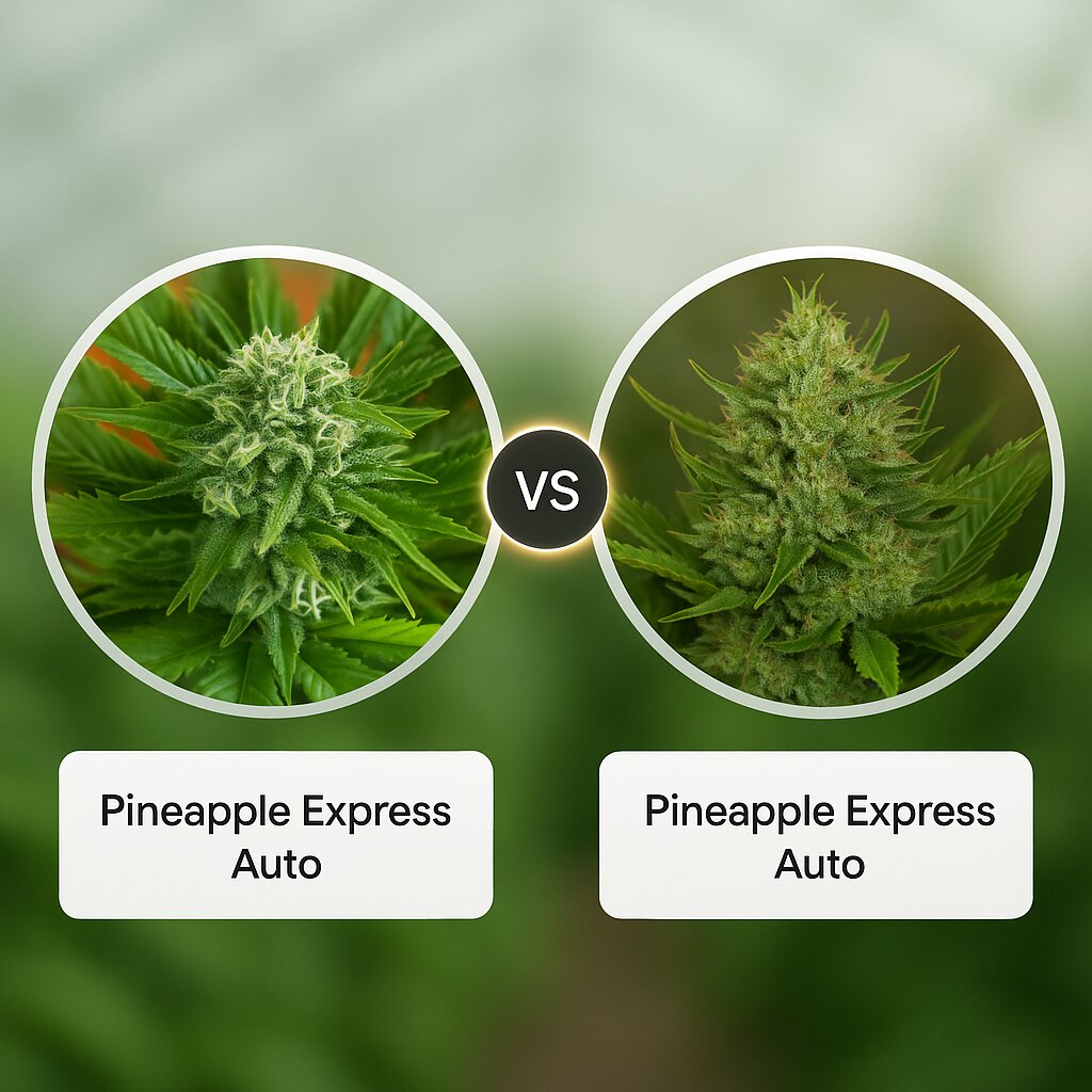 Pineapple Express Auto (G13 Labs) vs Pineapple Express Auto (FastBuds) Vergleich von Hanfsamen
