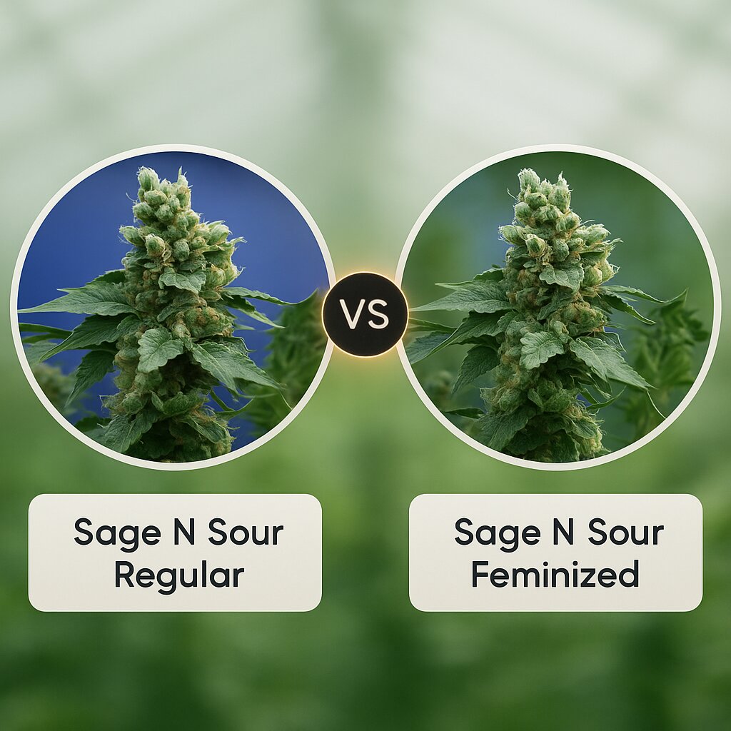 Sage N Sour (TH Seeds) vs Sage N Sour (TH Seeds) Cannabis Samen Vergleich