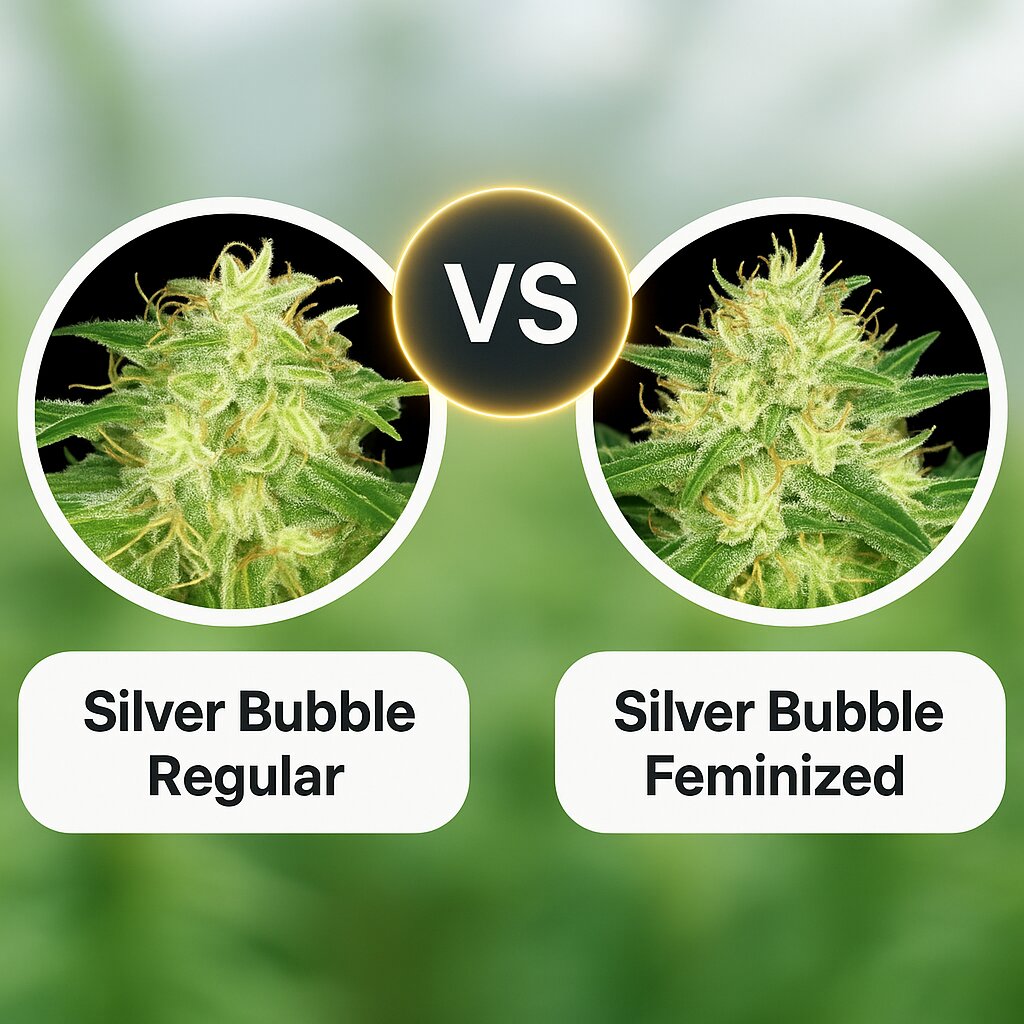 Silver Bubble (Reserva Privada) vs Silver Bubble (Reserva Privada) Cannabissamenvergleich