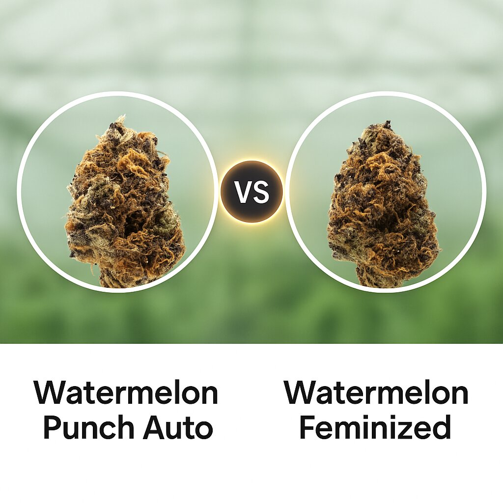 Watermelon Punch (Growers Choice) vs Watermelon Punch (Growers Choice) Cannabis Samen Vergleich