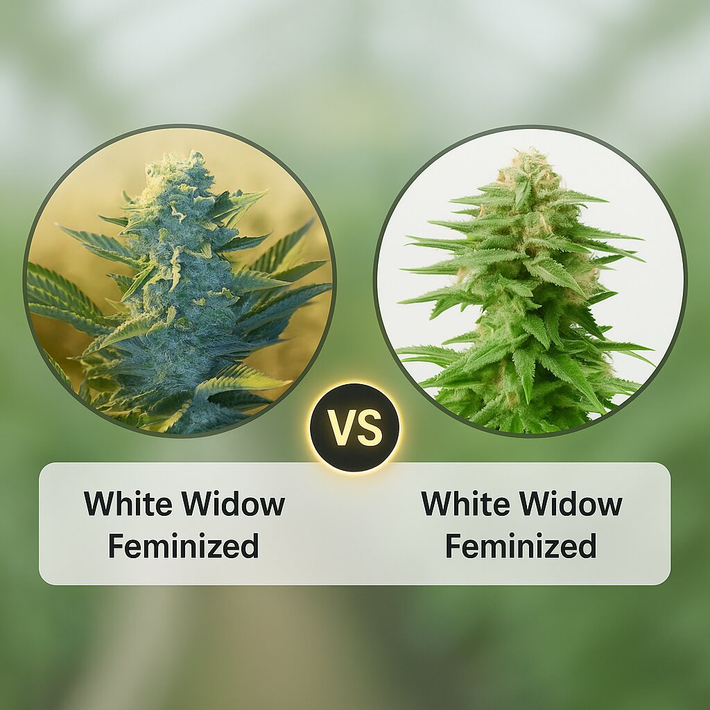 White Widow (G13 Labs) vs White Widow (Royal Queen Seeds) Vergleich von Cannabissamen