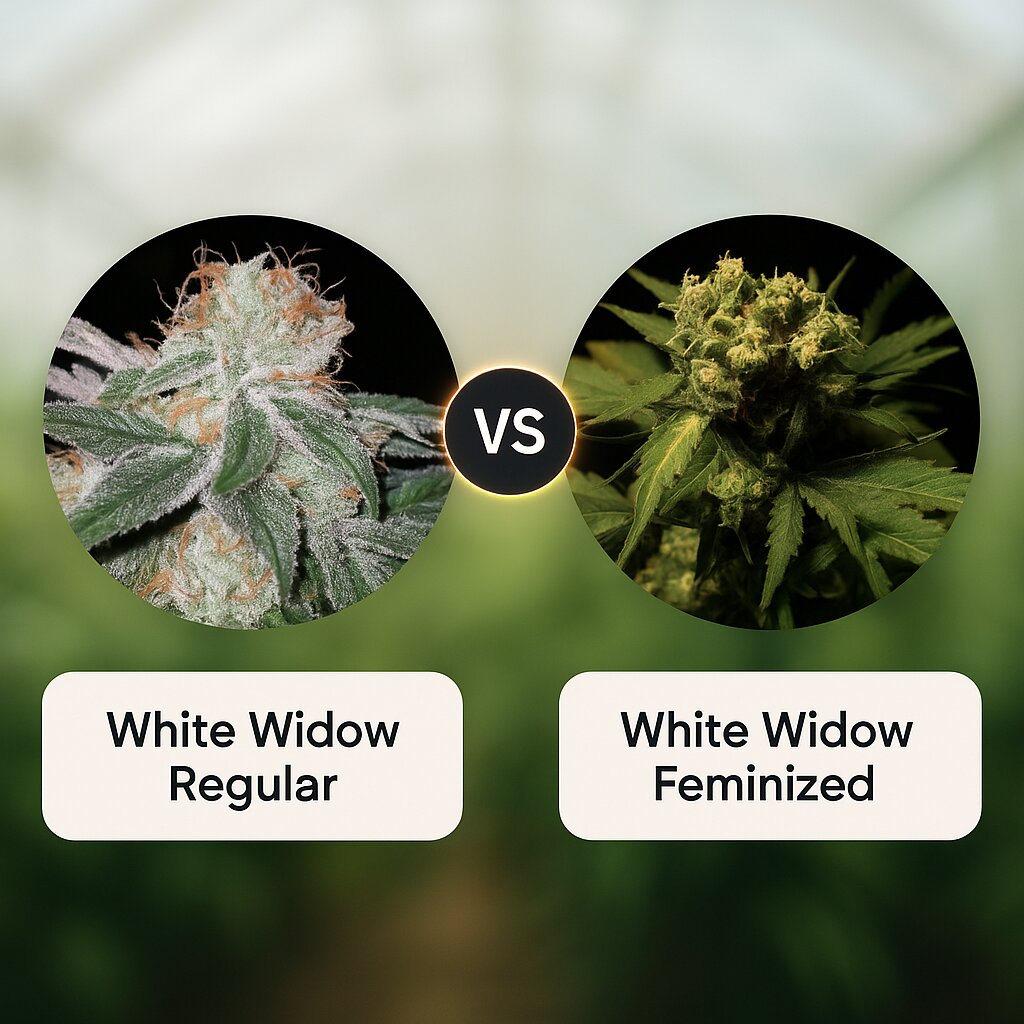 White Widow (Seedsman) vs White Widow (Bulldog Seeds) Cannabis-Samen-Vergleich